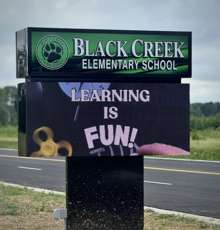 Black Creek Elementary Sign